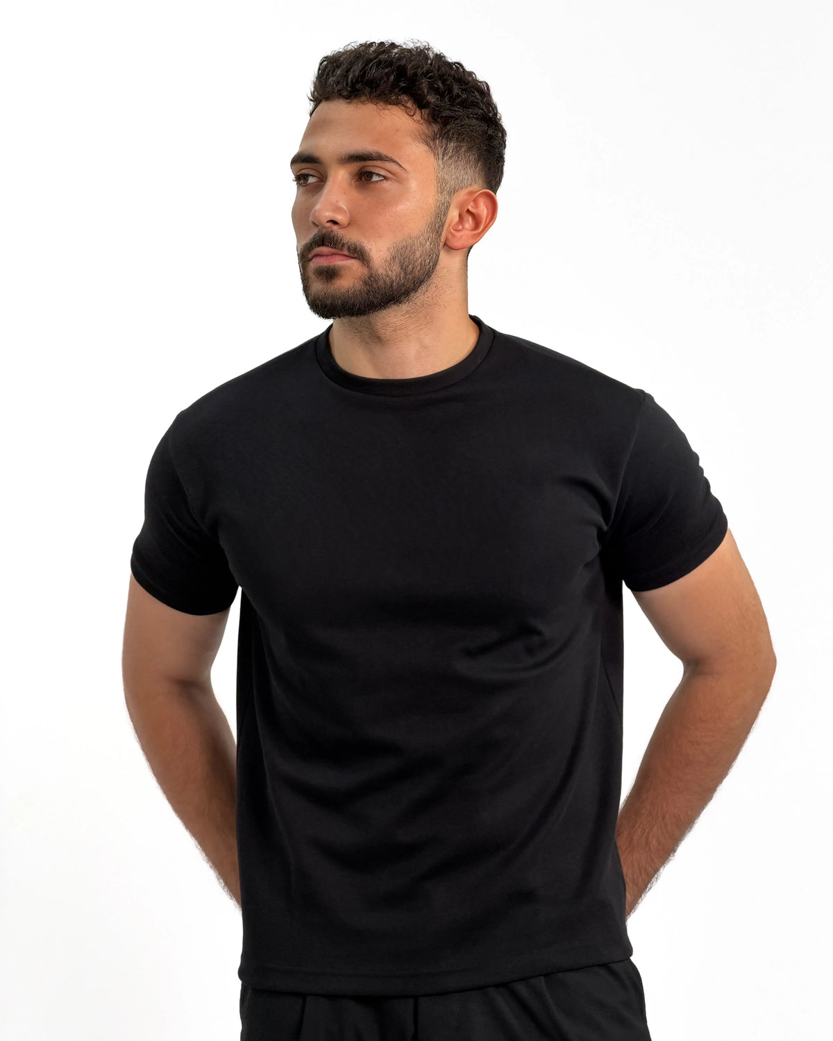 TimeLess Black Basic T-Shirt