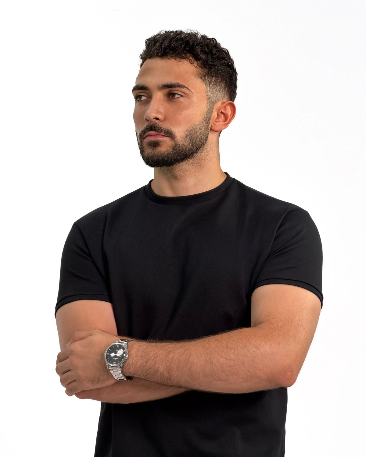 TimeLess Black Basic T-Shirt