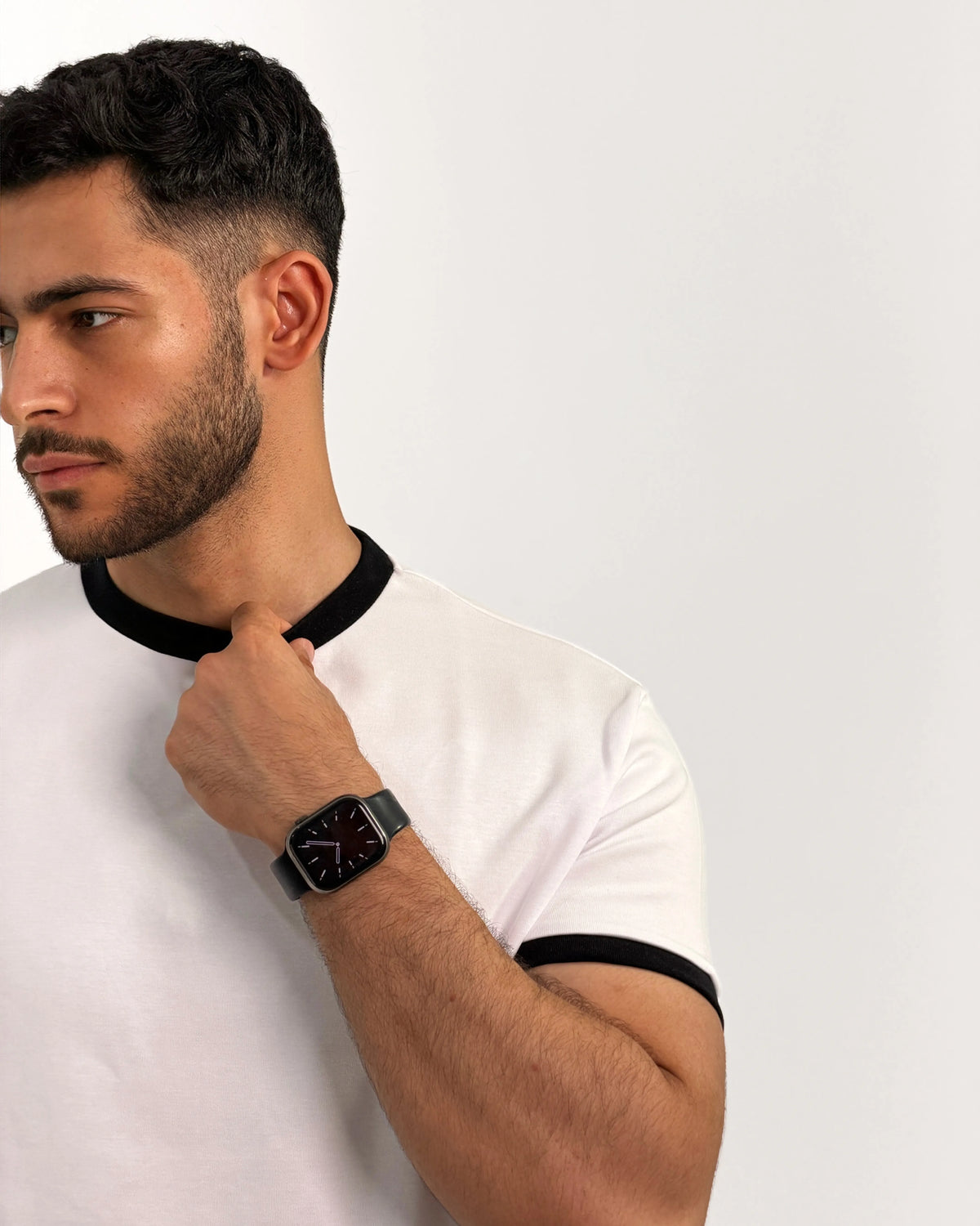 White Ringer T-Shirt