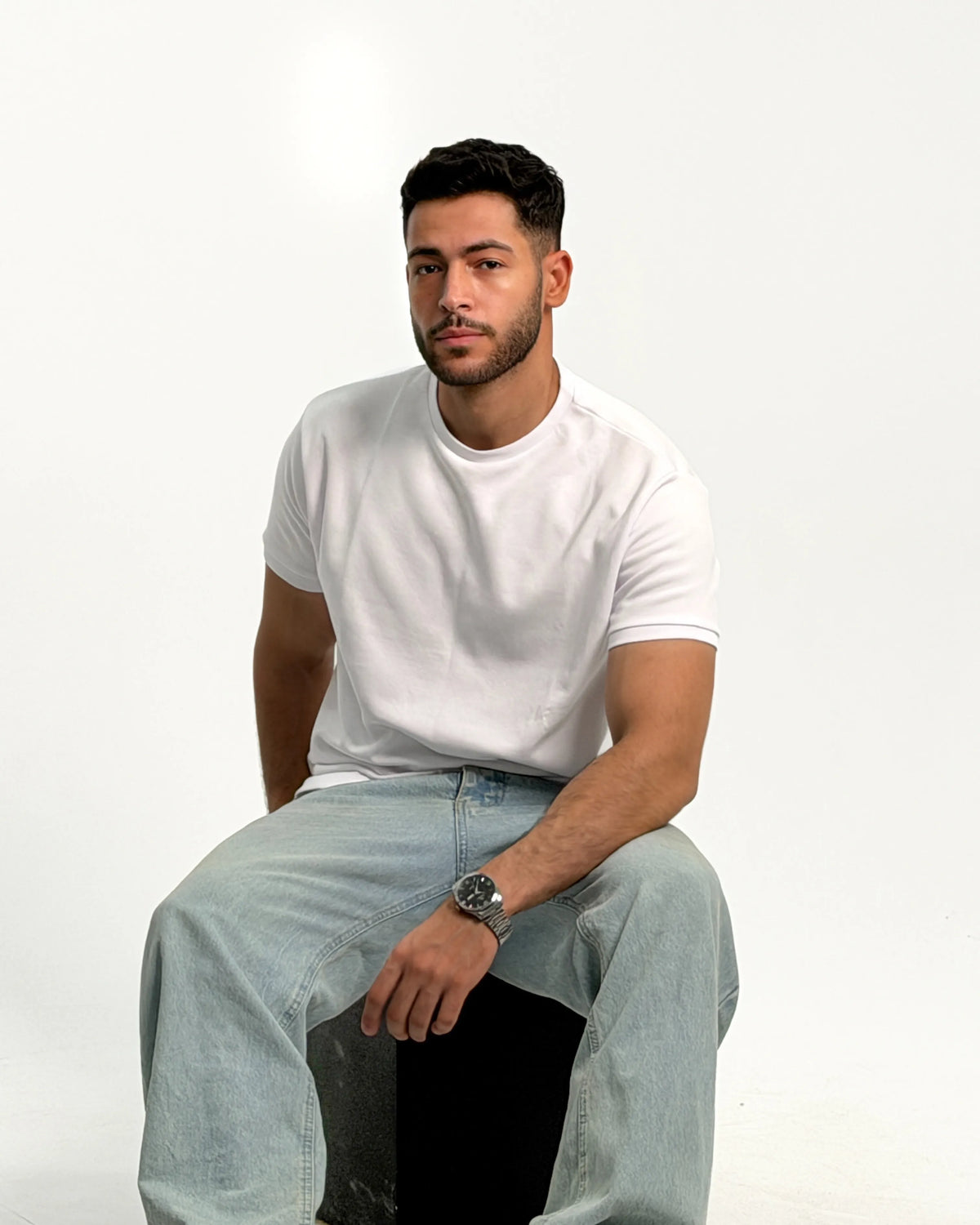 TimeLess White Basic T-Shirt