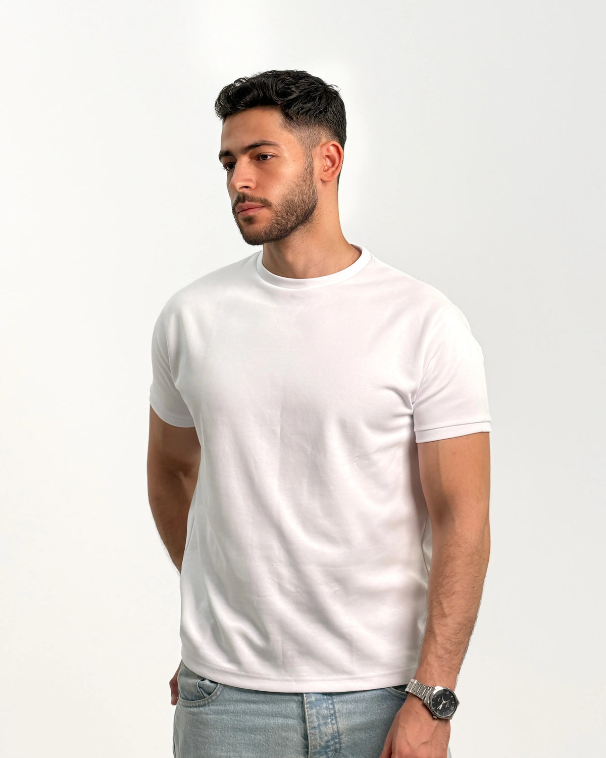 TimeLess White Basic T-Shirt
